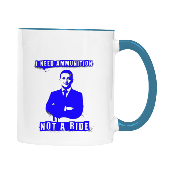 Hrnek malý barevný s potiskem Hrnek Zelensky 2 