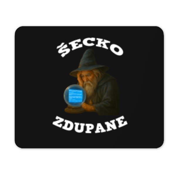 Podložka pod myš s potiskem Šeco zdupane podložka