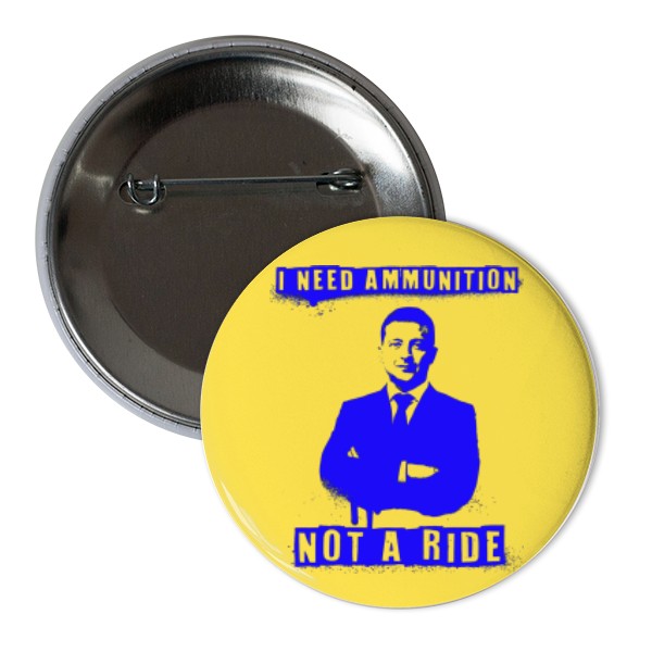 Odznáček  s potiskem Zelensky odznak